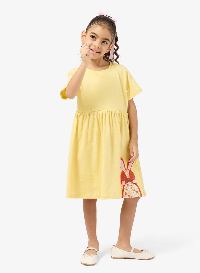 Pinata Bunny Print Summer Dress - Image 1